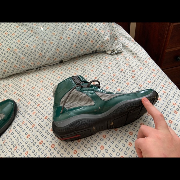 Men’s 12 Prada high top sneakers - Picture 9 of 11